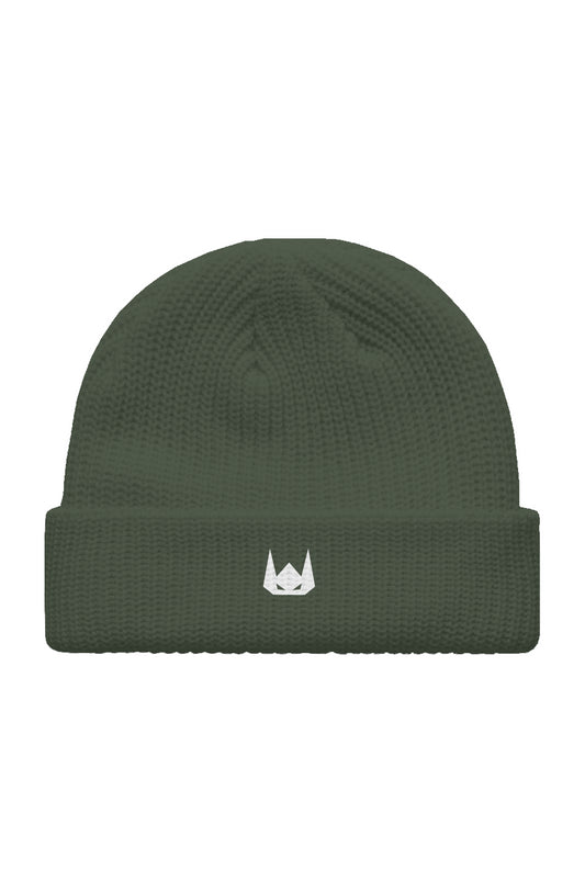 WOLFPACK UNLTD PREMIUM FISHERMAN BEANIE | ARMY GREEN