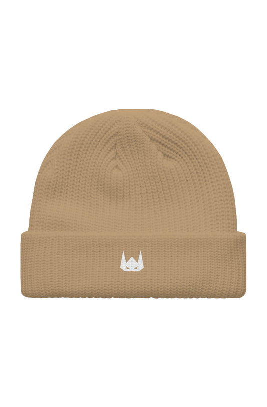 WOLFPACK UNLTD PREMIUM FISHERMAN BEANIE | TAN