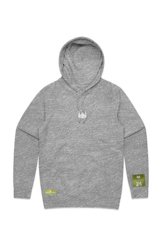 WOLFPACK UNLTD "STATEMENT" PREMIUM EMBROIDERED HOODIE | ATHLETIC GREY