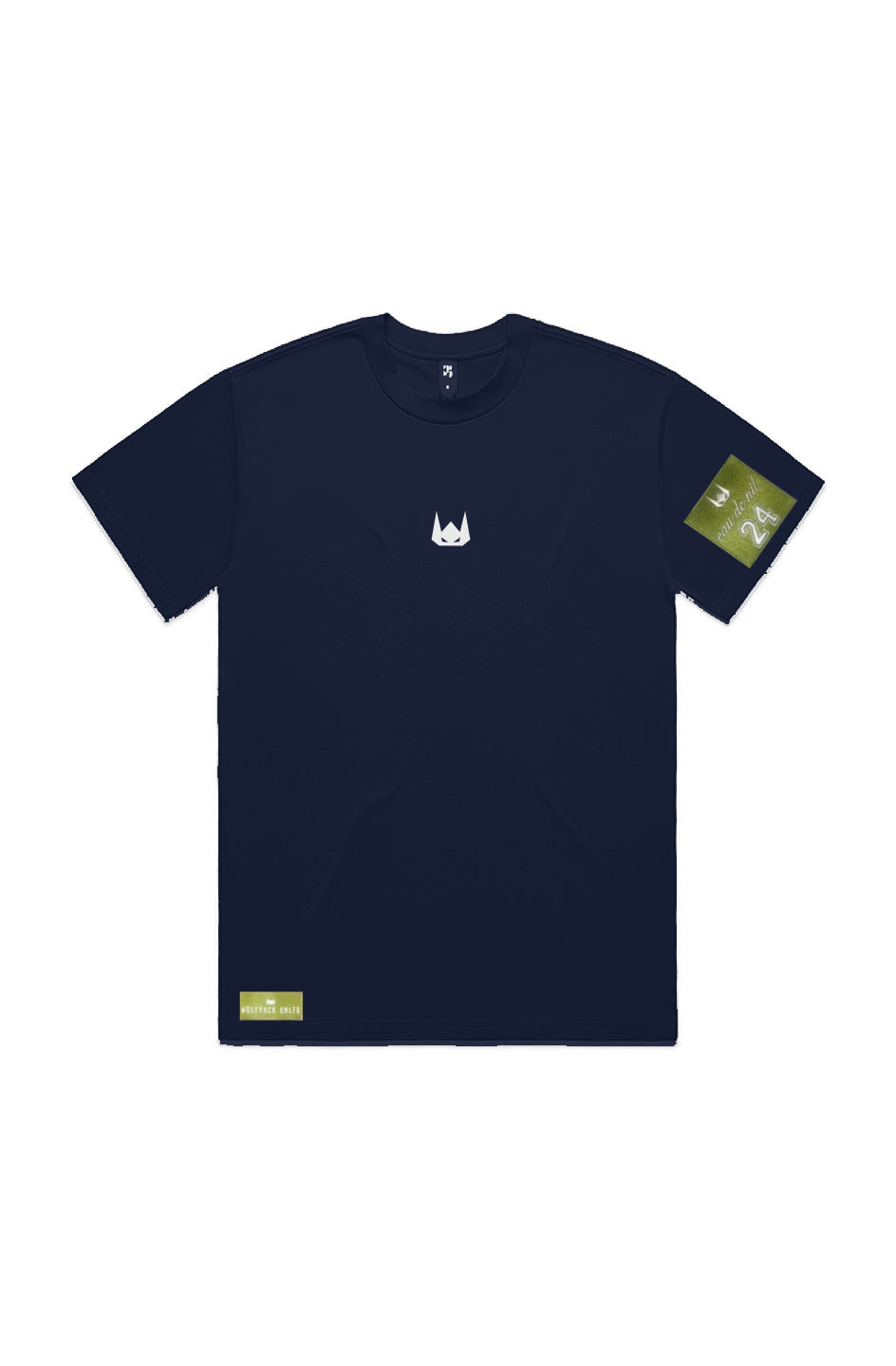 WOLFPACK UNLTD "BOLD STATEMENT" HEAVYWEIGHT OVERSIZED S/S EMBROIDERED TEE