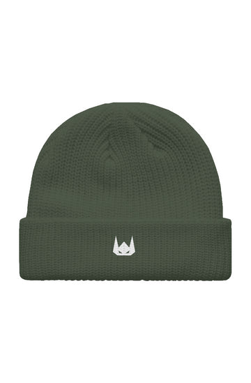 WOLFPACK UNLTD PREMIUM FISHERMAN BEANIE | ARMY GREEN