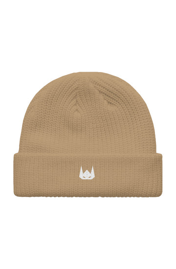 WOLFPACK UNLTD PREMIUM FISHERMAN BEANIE | TAN
