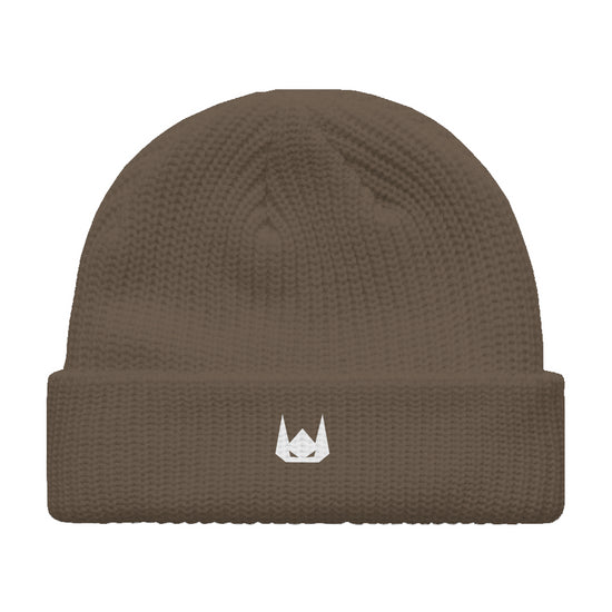 WOLFPACK UNLTD PREMIUM FISHERMAN BEANIE | WALNUT BROWN