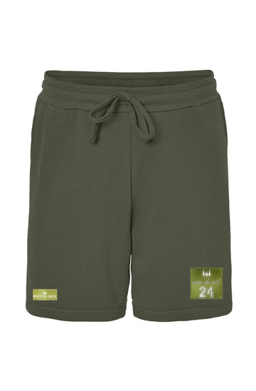 WOLFPACK UNLTD COZY PREMIUM SPONGE FLEECE SHORTS | MILITARY GREEN