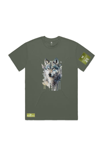 WOLFPACK UNLTD S/S GRAPHIC TEE | WHITE NIGHT RIDER | CYPRESS