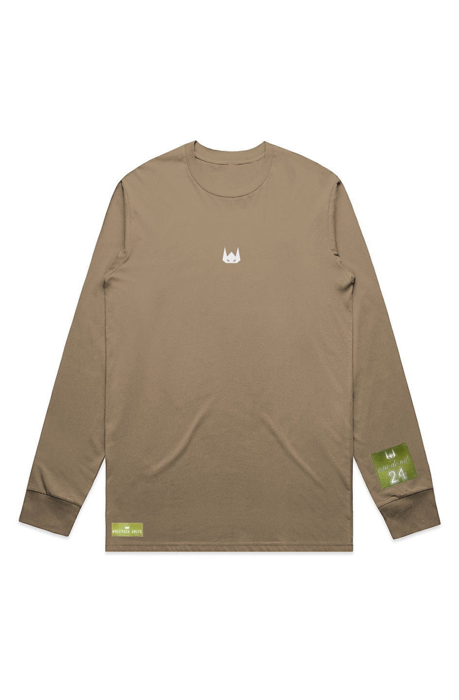 WOLFPACK UNLTD "STATEMENT" LIGHTWEIGHT TEE L/S EMBROIDERED LOGO
