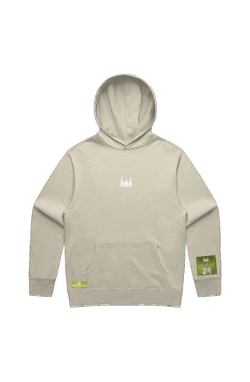 WOLFPACK UNLTD "RELAXXED"  PREMIUM EMBROIDERED HOODIE | BUTTER BEIGE