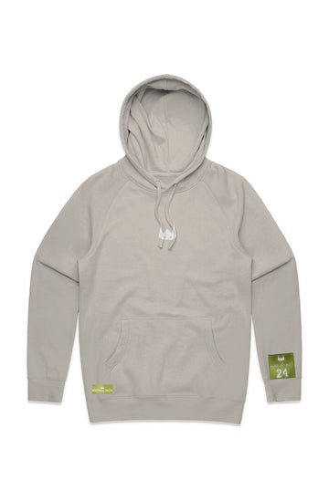 WOLFPACK UNLTD "STATEMENT" PREMIUM EMBROIDERED HOODIE | BONE BEIGE