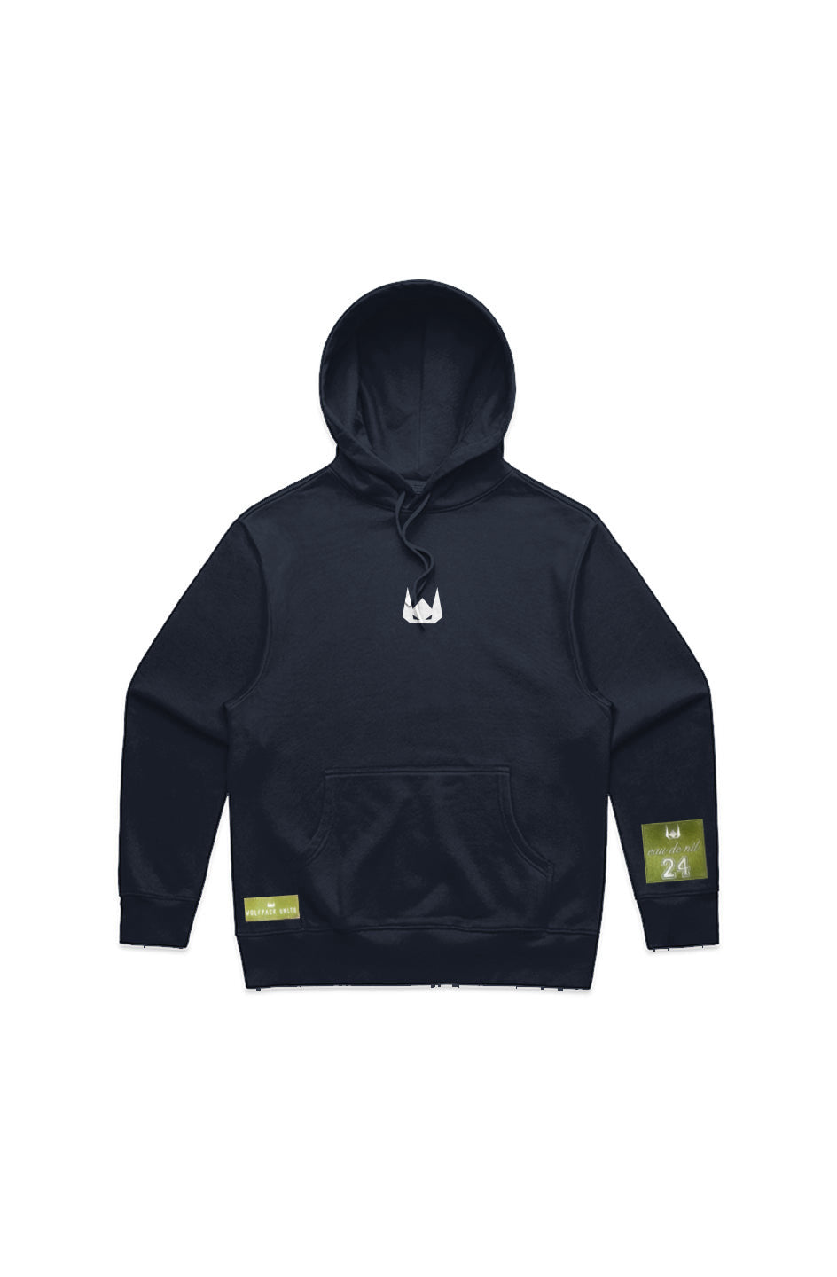 WOLFPACK UNLTD "THE HOODED ARMOR" HEAVYWEIGHT EMBROIDERED HOODIE
