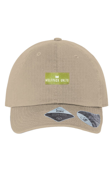 WOLFPACK UNLTD DAD CAP w/ FLIP BRASS BUCKLE