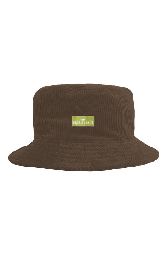 WOLFPACK UNLTD PREMIUM CORD BUCKET HAT | WALNUT BROWN