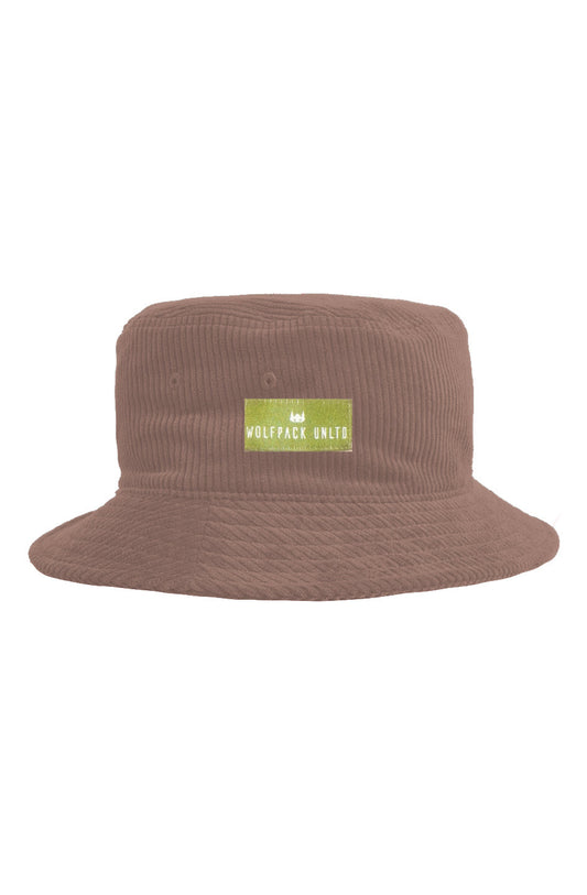 WOLFPACK UNLTD PREMIUM CORD BUCKET HAT | HAZY PINK