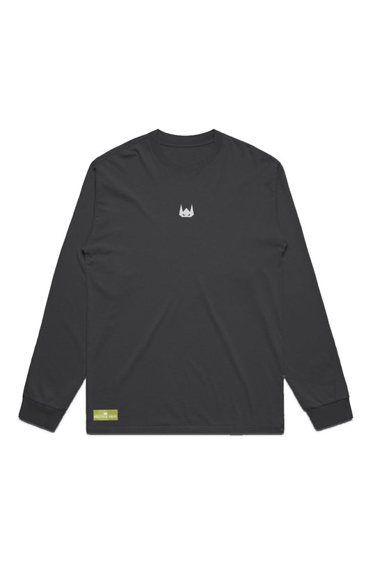 WOLFPACK UNLTD "FADED" HEAVYWEIGHT OVERSIZED L/S EMBROIDERED TEE
