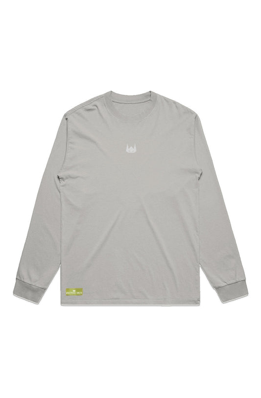 WOLFPACK UNLTD "FADED" HEAVYWEIGHT OVERSIZED L/S EMBROIDERED TEE